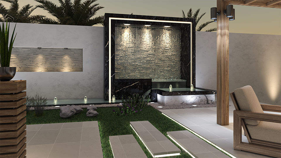 The Landscape Design of a Private Villa in Zakher